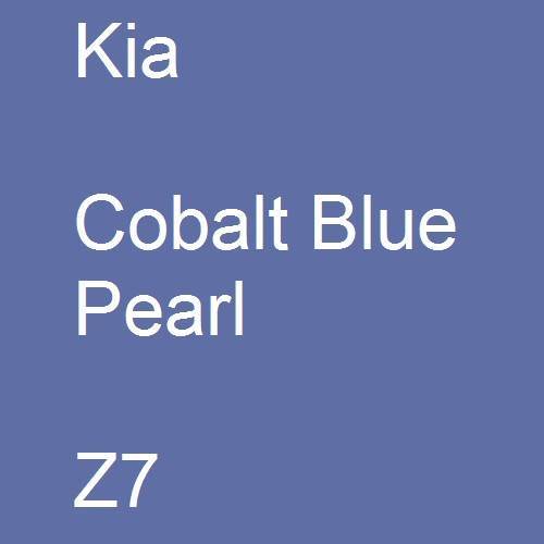 Kia, Cobalt Blue Pearl, Z7.